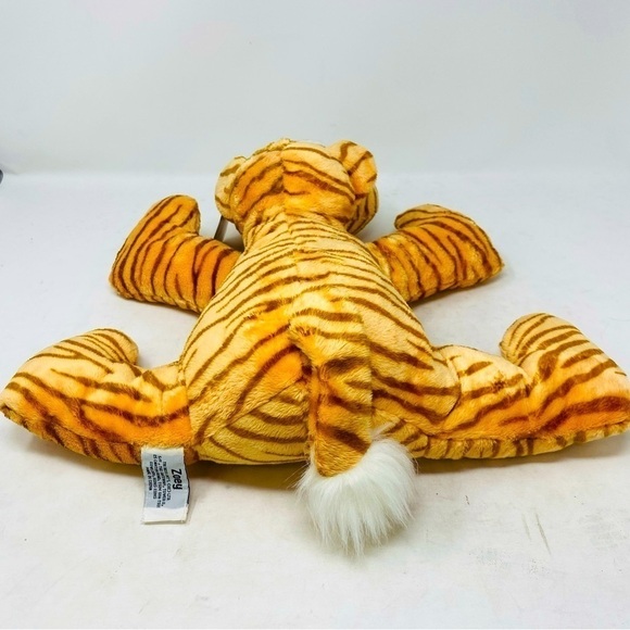 Russ Zoey Big Green Eyed Orange Tiger Plush W/ Tag 15“ x 16“ - Picture 5 of 8